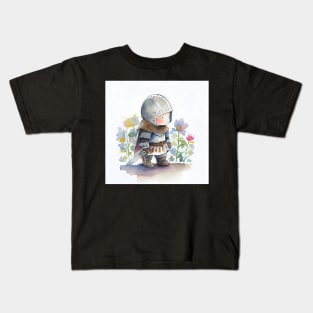 Cute Watercolor Warrior Kids T-Shirt